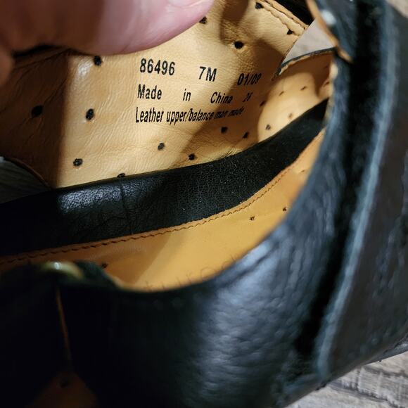 Pre-owned Clarks Unstructured Galley black size 7 SHLF - Picture 9 of 10